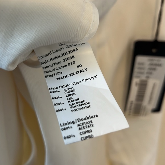 Jil Sander Off White Linen Trousers size 40 - Picture 5 of 5